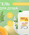 Гель для душа Чистосепт, гипоаллергенный, спелая дыня 5л.
