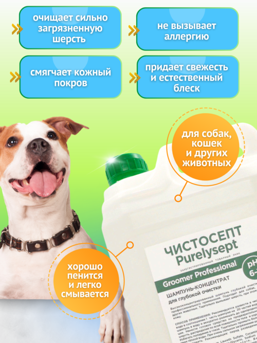Шампунь-концентрат для собак профессиональный  