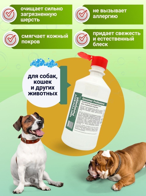 Шампунь-концентрат для собак профессиональный 